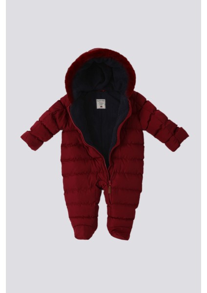 Bordo İçi Polar Kozmonot Bebek Mont fırsatları
