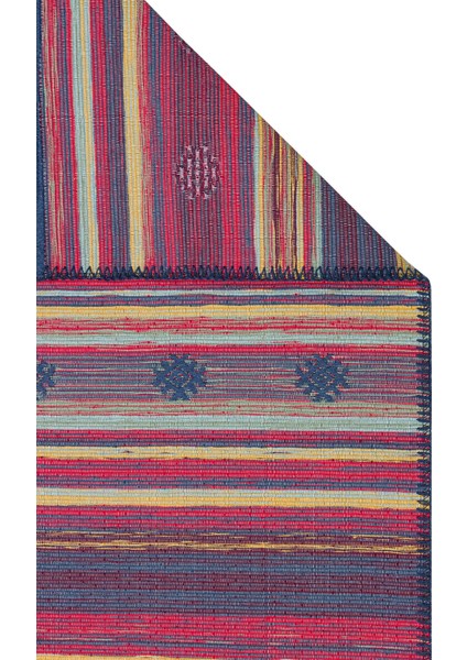 Arya Craft Kilim Arc 04 Multy Hav ve Toz Vermez Yıkanabilir Etnik Desenli Dokuma Kilim