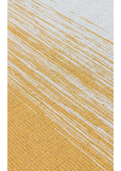 Arya Craft Kilim Arc 03 Grey Yellow Hav ve Toz Vermez Yıkanabilir Modern Desenli Dokuma Kilim