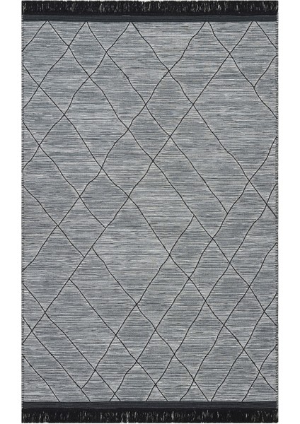 Arya Craft Kilim Arc 02 Grey Hav ve Toz Vermez Yıkanabilir Modern Desenli Dokuma Kilim