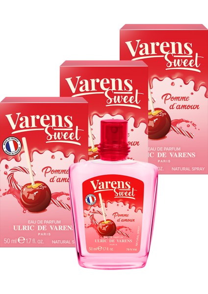 Varens Sweet Pomme D'amour 3'lü Set (3X50ML Edp) Kadın Parfüm