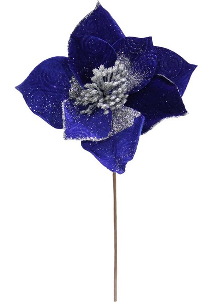 Yapay Kadif Ponsetya Pike Lacivert 37 cm
