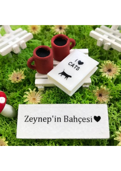 Kişiye Özel Kedili Teraryum - Güneşli Bahçeler Serisi fiyatları