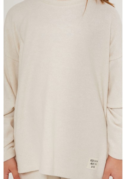 Krem Kız Çocuk Uzun Kol Pijama Takım fırsatları