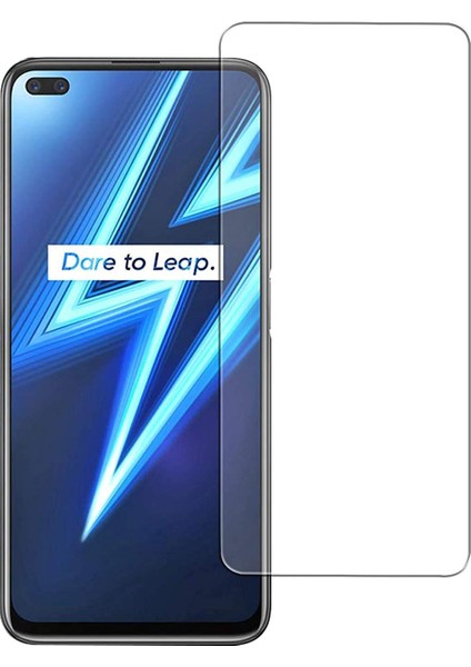 Realme 6 Pro ile Uyumlu Ekran Koruyucu Şeffaf Temperli Kırılmaz Cam Ekran Koruyucu