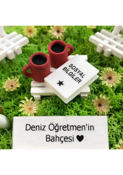 Kişiye Özel Sosyal Bilgiler Öğretmenine Teraryum - Güneşli Bahçeler Serisi fiyatları