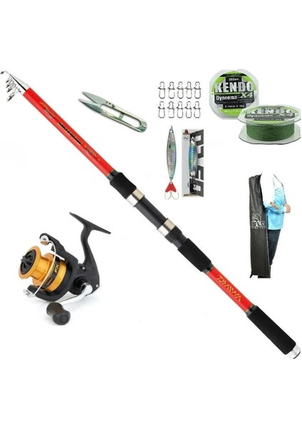 Sweepfire 300CM 20-60 gr Fx 4000 Tele Spin Olta Takımı Seti