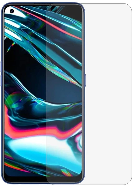 Realme 7 Pro ile Uyumlu Ekran Koruyucu Şeffaf Temperli Kırılmaz Cam Ekran Koruyucu