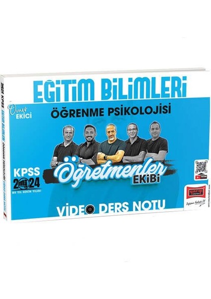 2024 KPSS Eğitim Bilimleri Öğrenme Psikolojisi Öğretmenler Ekibi Video Ders Notları
