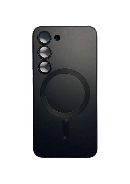 Samsung S23 Plus Metalic Magsafe Silikon Kılıf