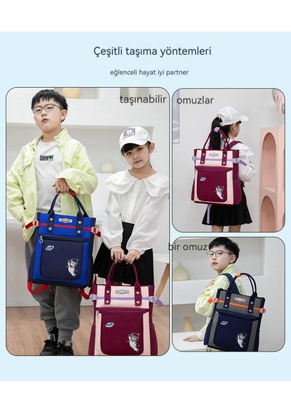 Ilkokul Öğrencileri Iyileştirici Çanta Okul Çantası Erkek ve Kız Sırt Çantası Sevimli Çocuk Taşınabilir Iyileştirici Çanta Ilkokul Okul Çantası (Yurt Dışından) fiyatları
