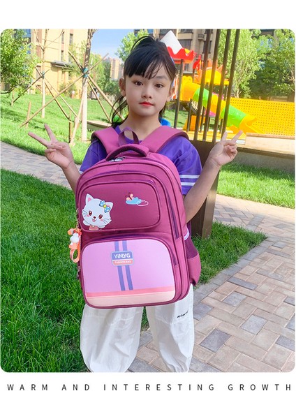 Ilkokul Öğrencileri Için Okul Erkek ve Kız Hafif Çocuk Sırt Sevimli Karikatür Büyük Kapasiteli Sırt 2-4. Sınıflar Için Uygun Çantası (Yurt Dışından) fırsatları