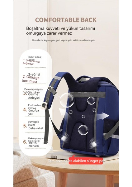 Ilkokul Öğrencilerinin Okul Aşınmaya Dayanıklı Su Tutmaz Su Azaltan Sırt Ya Uygun Hepsi Bir Arada Çocuk Sırt Çantası (Yurt Dışından) modelleri