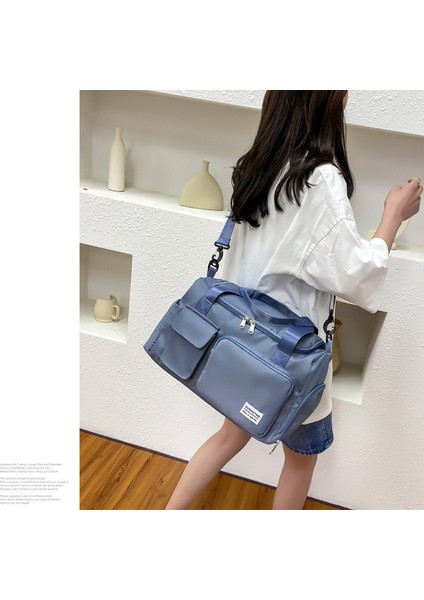 Seyahat Çantası Büyük Kapasiteli Eğik Çanta Hafif Kuru ve Islak Ayırma Katlanabilir Depolama Moda Fitness Çantası Ilkbahar ve Yaz (Yurt Dışından) indirimleri