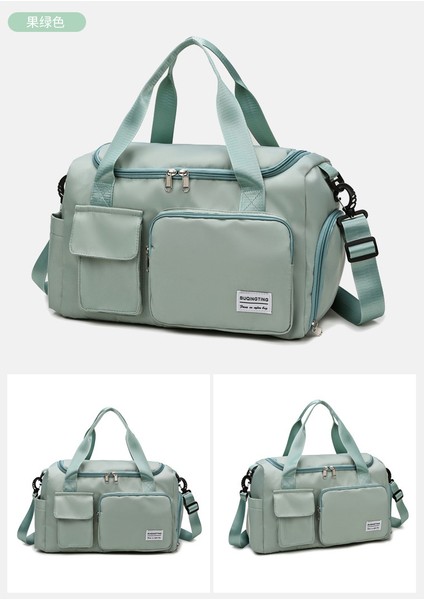 Seyahat Çantası Büyük Kapasiteli Eğik Çanta Hafif Kuru ve Islak Ayırma Katlanabilir Depolama Moda Fitness Çantası Ilkbahar ve Yaz (Yurt Dışından) modelleri