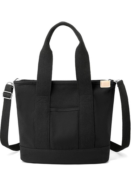 Kadınlar Için Büyük Kapasiteli Kanvas Çanta Omuz Çantası El Çantası (Yurt Dışından)