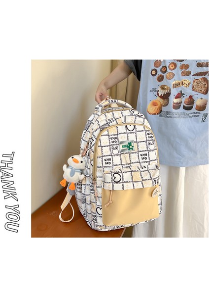 2023 Sırt Çantası Çok Yönlü Kolej Okul Çantası Kadın Lise Sırt Çantası (Yurt Dışından) fiyatları