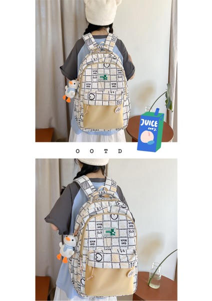 2023 Sırt Çantası Çok Yönlü Kolej Okul Çantası Kadın Lise Sırt Çantası (Yurt Dışından) modelleri