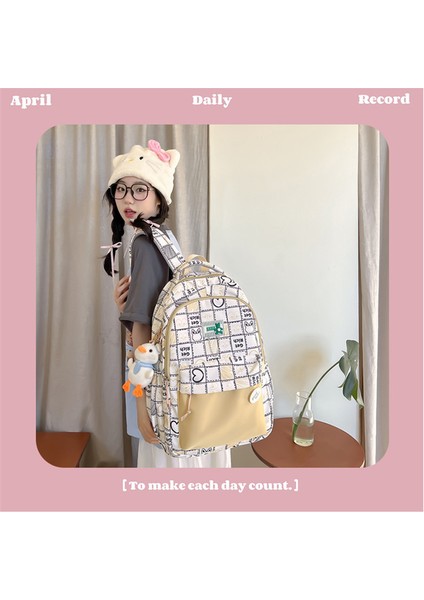 2023 Sırt Çantası Çok Yönlü Kolej Okul Çantası Kadın Lise Sırt Çantası (Yurt Dışından) indirimleri