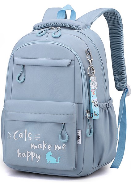 Ilk ve Ortaokul Öğrencileri Için Hafif Okul Çantası, Üniversite Öğrencileri Için Büyük Boy Su Geçirmez Sırt Çantası, Basit ve Her Şeye Uyan Kadın Seyahat Sırt Çantası (Yurt Dışından)