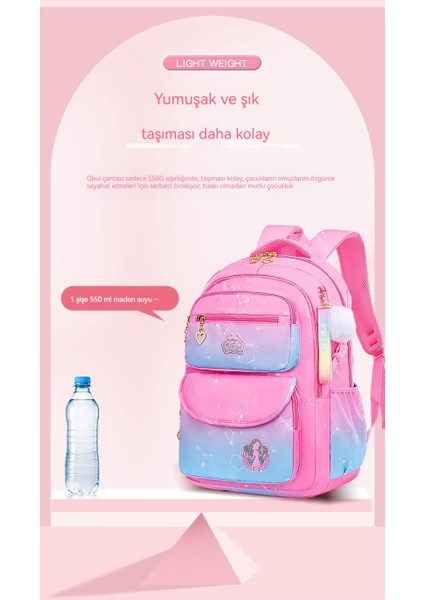 Yüksek Değerli Ilkokul Öğrencilerinin Okul Çantası Yeni Degrade Yıldızlı Gökyüzü Büyük Kapasiteli 3-6 Sınıf Kız ve Çocuk Sırt Çantası (Yurt Dışından) indirimleri