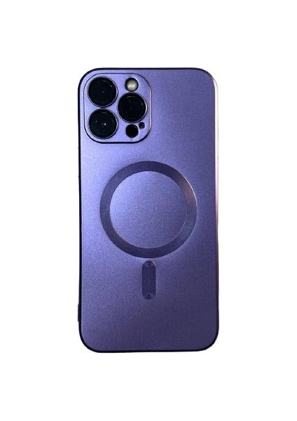 Iphone 13 Pro Max Metalic Magsafe Silikon Kılıf