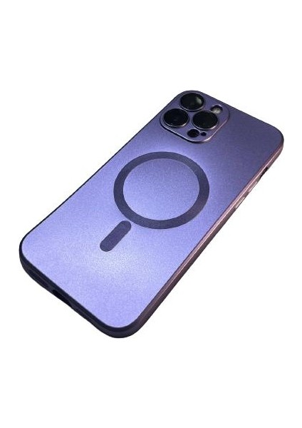 Iphone 14 Pro Metalic Magsafe Silikon Kılıf