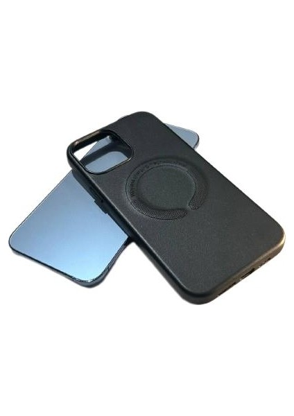 Iphone 14 Pro Magsafe Leather Kapak Kılıf