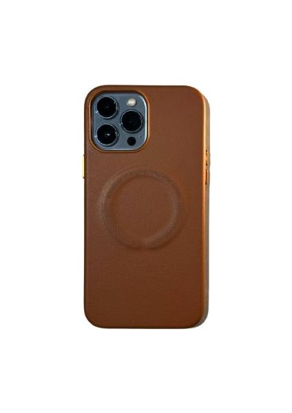 Iphone 14 Pro Max Magsafe Leather Kapak Kılıf
