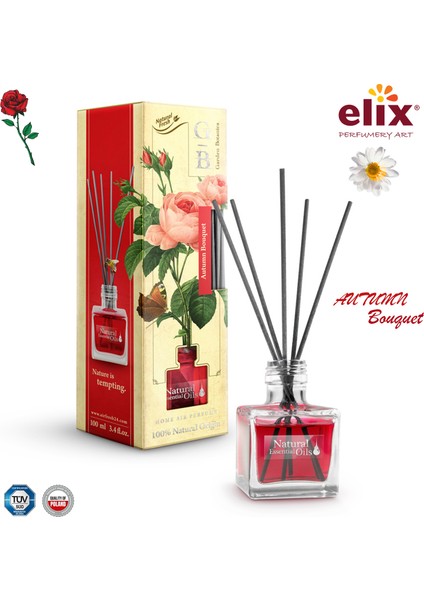 Elıx Doğal Çiçek Esansları Içeren, Ev - Ofis Kokusu 100ML. - Okaliptus, Lavanta