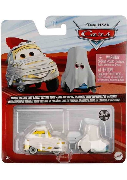 Arabalar 3 Tekli Karakter Araçlar - Mummy Costume Luigi &amp; Ghost Costume Guido