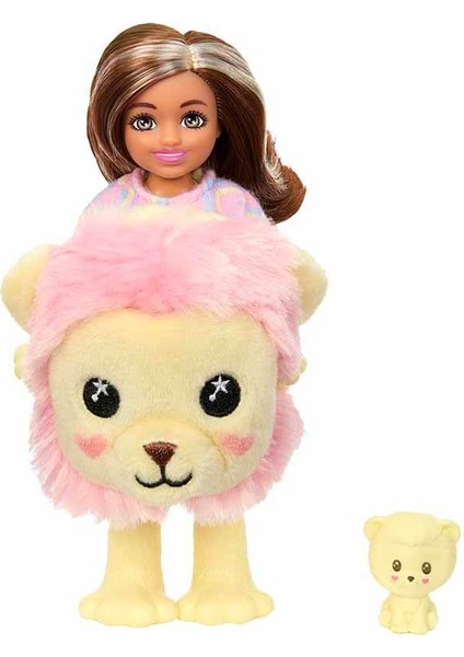 Cutie Reveal Bebekler Chelsea Sevimli Kostümler Serisi HKR17 - Lion Doll