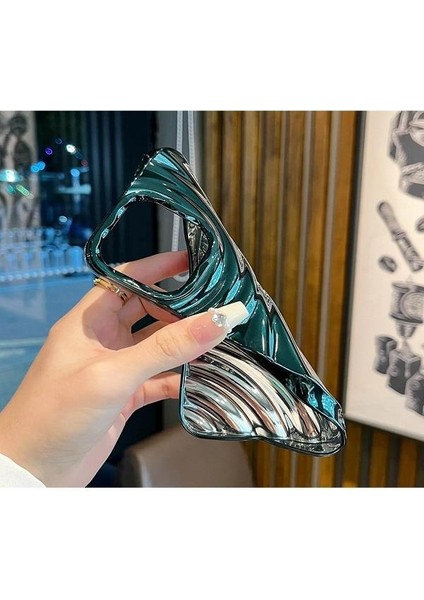 Iphone 14 Ripples Parlak Darbelere Dayanıklı Silikon Kılıf