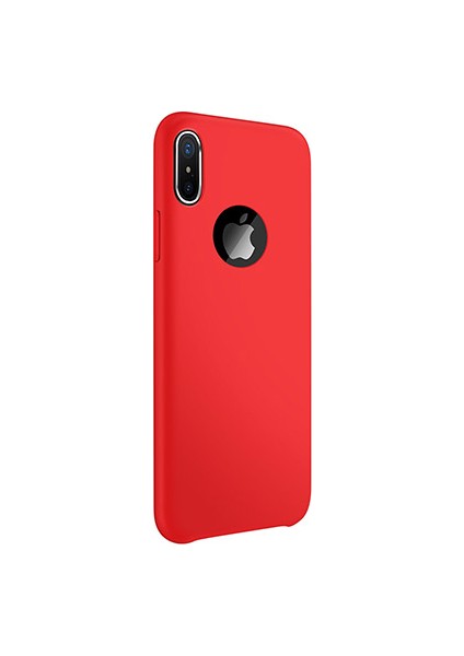 Apple iPhone Xr Lyber Serisi Renkli Silikon Kılıf Apple iPhone Xr Kırmızı