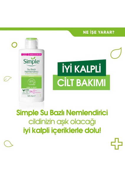 Kind To Skin Su Bazlı Nemlendirici 12 Saate Kadar Etklili Hassas Ciltler İçin 125 ml