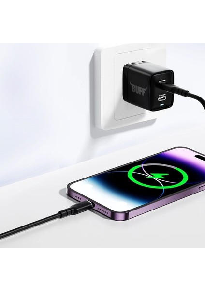 BL67 Pd 27W Type-C To Lightning 3.0A 1.2m Data ve Şarj Kablosu