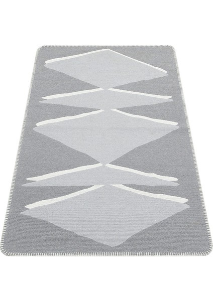 Arya Neo Kilim Arn 09 Grey Whıte Yıkanabilir Kaymaz Tabanlı Modern Pamuk Kilim fırsatları