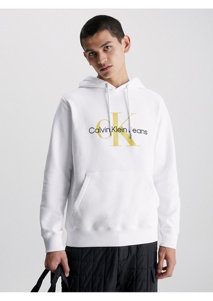Erkek Beyaz Sweatshirt ( Model Kodu : J30J320805 )