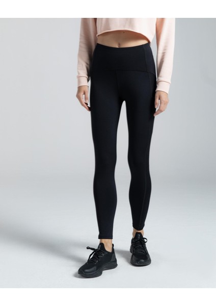 Logo Rune Kadın Siyah Tayt 341P57W-005 modelleri