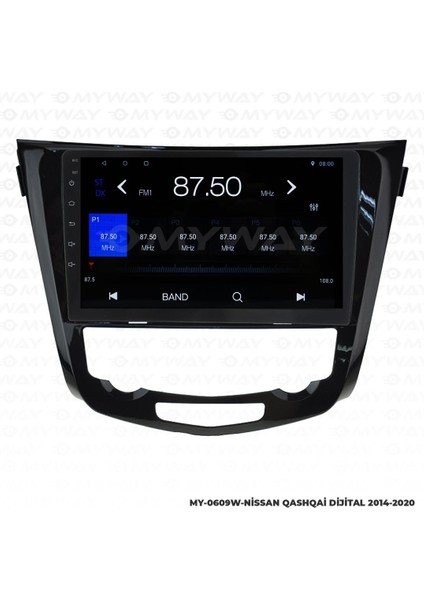 Nissan Qashqai Android 12 Multimedya Carplay 2gb RAM+32GB HDD Dijital Navigasyon Ekran indirimleri