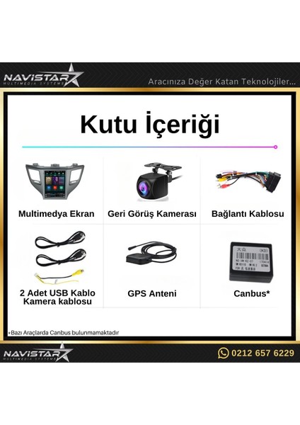 Hyundai Tucson Tesla 4gb + 64GB 2016-2018 Model Kablosuz Carplay fırsatları