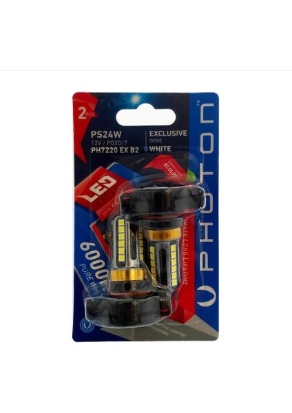 PSX24W 12V Exclusıve Canbus LED (2li Blister)