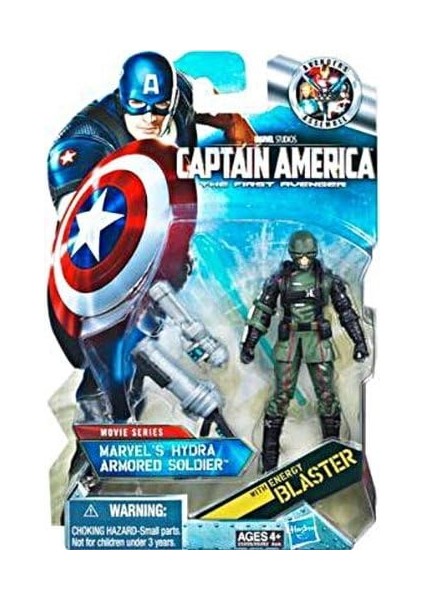 Marvel's Hydra Armored Soldier Action Figure Black Gloves Movie Series 9,5 cm modelleri