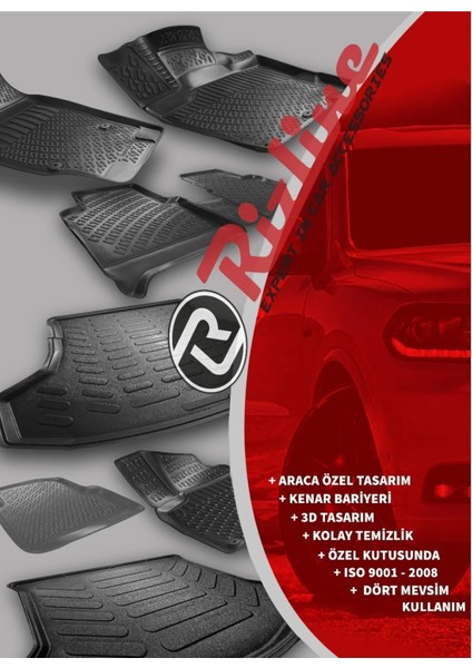 Renault Kadjar 2015 Sonrası 3D Bagaj Havuzu Kokusuz