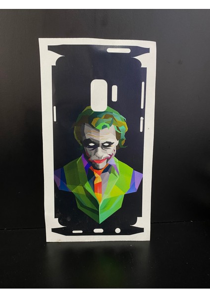 S9 Arka ve Yan Koruma Jelatin Sticker Kaplama Film - Joker