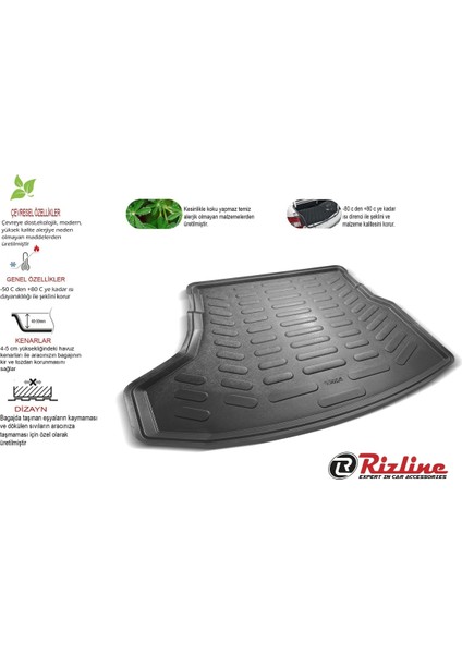 Renault Scenic 2 2003-2009 3D Bagaj Havuzu Kokusuz 3D Bagaj Havuzu Kokusuz