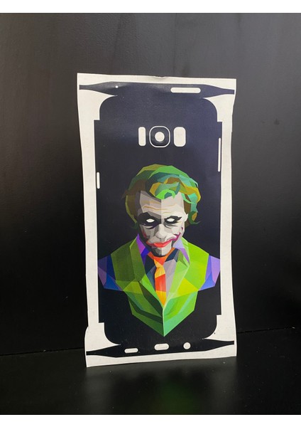 S8 Plus Arka ve Yan Koruma Jelatin Sticker Kaplama Film - Joker