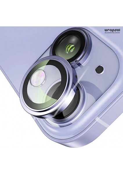 Iphone 14 Plus Kamera Lens Koruyucu Mor