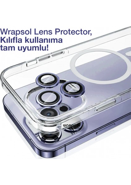 Iphone 14 Pro Max Kamera Lens Koruyucu Mor modelleri