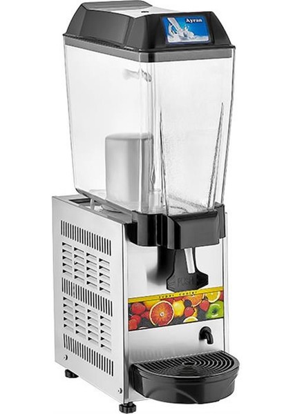 Tekli 20 Lt Karıştırıcılı Soğutuculu Ayran Makinesi